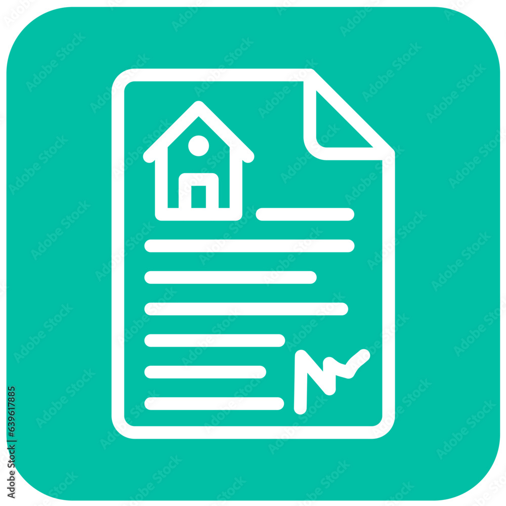 House document Vector Icon Design Illustration House document Vector Icon Design Illustration