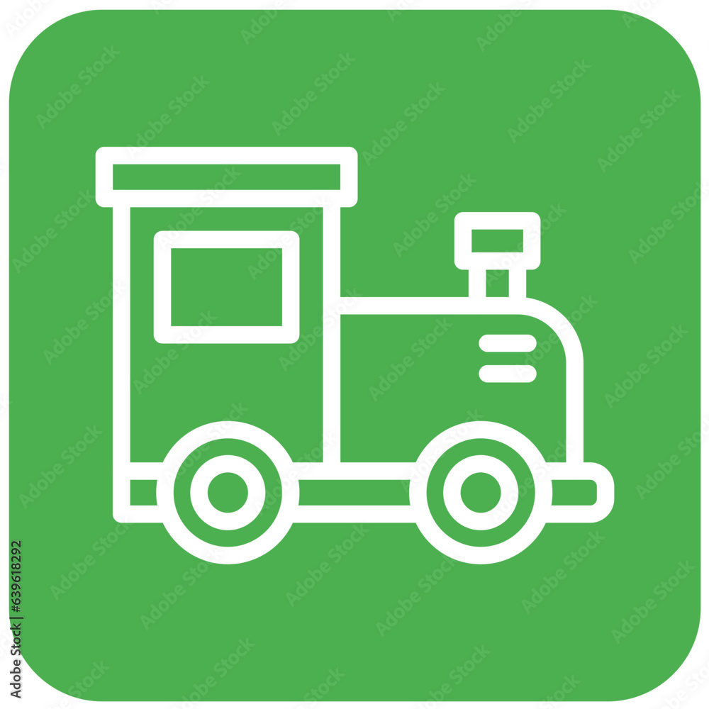 Train engine Vector Icon Design Illustration Train engine Vector Icon Design Illustration