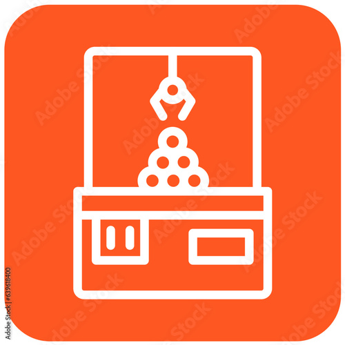 Crane machine Vector Icon Design Illustration