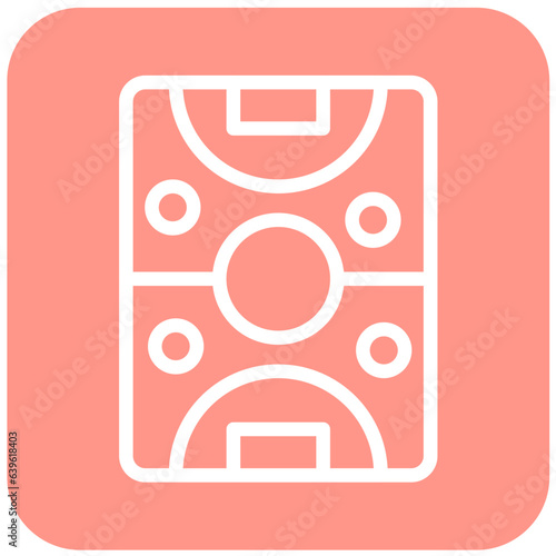 Air hockey Vector Icon Design Illustration