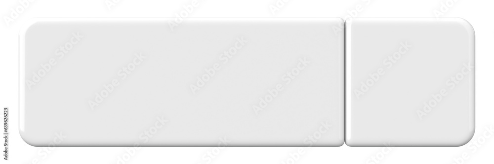 3D button. Empty button. 3D illustration. 3D button. Empty button. 3D illustration.