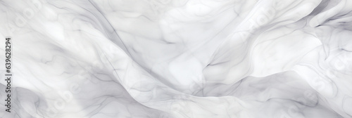 大理石の石のテクスチャからパノラマの白い背景画像　Panoramic White Background Image from Marble Stone Texture　Generative AI