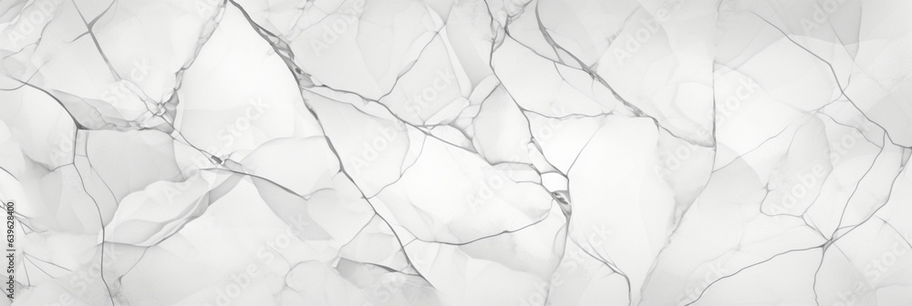 大理石の石のテクスチャからパノラマの白い背景画像　Panoramic White Background Image from Marble Stone Texture　Generative AI