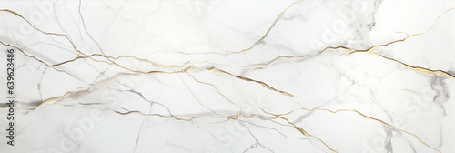 大理石の石のテクスチャからパノラマの白い背景画像 Panoramic White Background Image from Marble Stone Texture Generative AI
