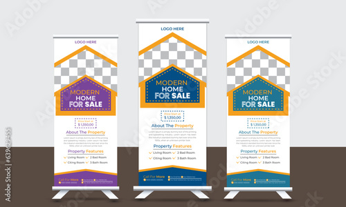 modern Roll-Up Or Pull-Up Banner template
