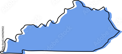 kentucky map, kentucky vector, kentucky outline, kentucky