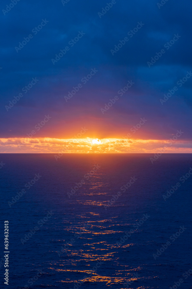 Сunset over the sea
