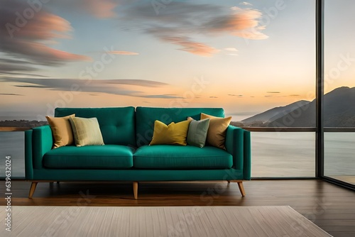 sofa in the sunset © Insta -photos