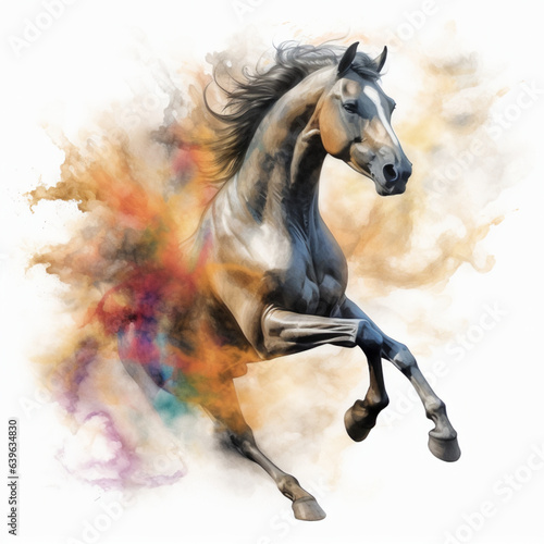 Fantasy Horse in Multicolored Splendor