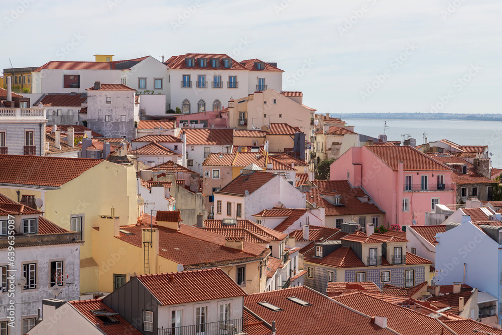 An old town in Lisbon, Portugal