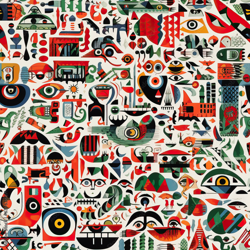 Psychedelic trippy optical illusion fantasy doodles repeat pattern art Psychedelic trippy optical illusion fantasy doodles repeat pattern art