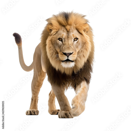 lion isolated on transparent background © PawsomeStocks