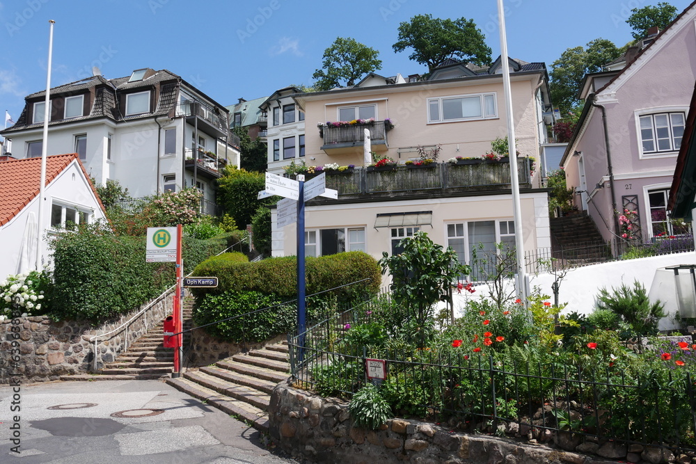 Blumen im Treppenviertel Hamburg Blankenese