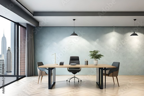 modern living room with fireplace