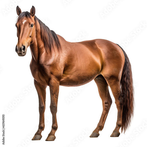 Cheval Morgan Originaire des États-Unis, Étalon avec transparence, sans background