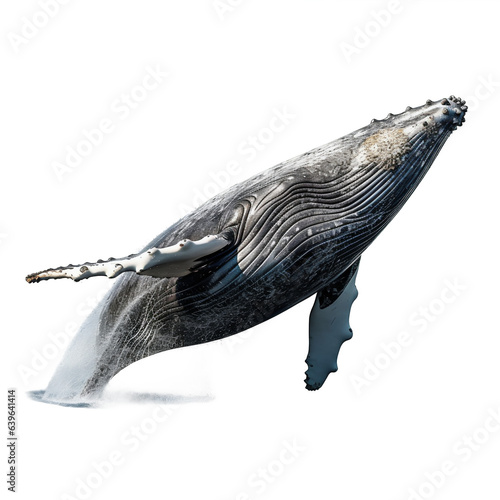 Baleine avec transparence, sans background