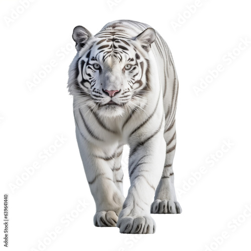 Tigre blanc avec transparence, sans background © MATTHIEU