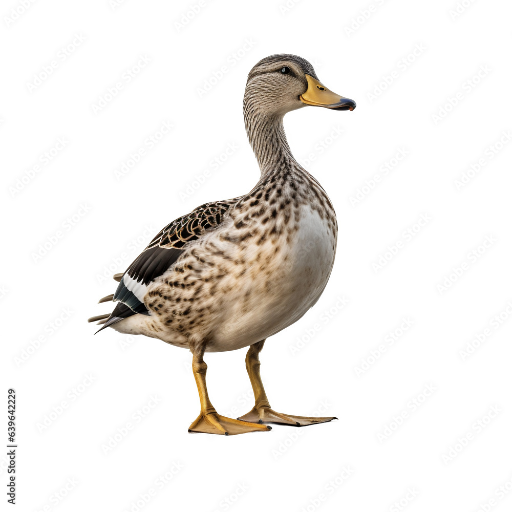 Canard colvert (Anas platyrhynchos Linnaeus) avec transparence, sans background Canard colvert (Anas platyrhynchos Linnaeus) avec transparence, sans background