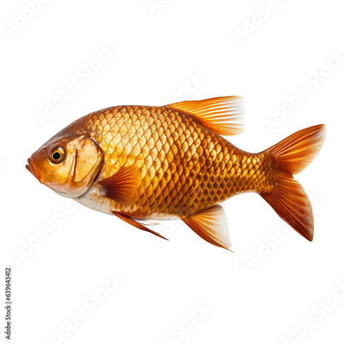 Carpe (poisson) avec transparence, sans background