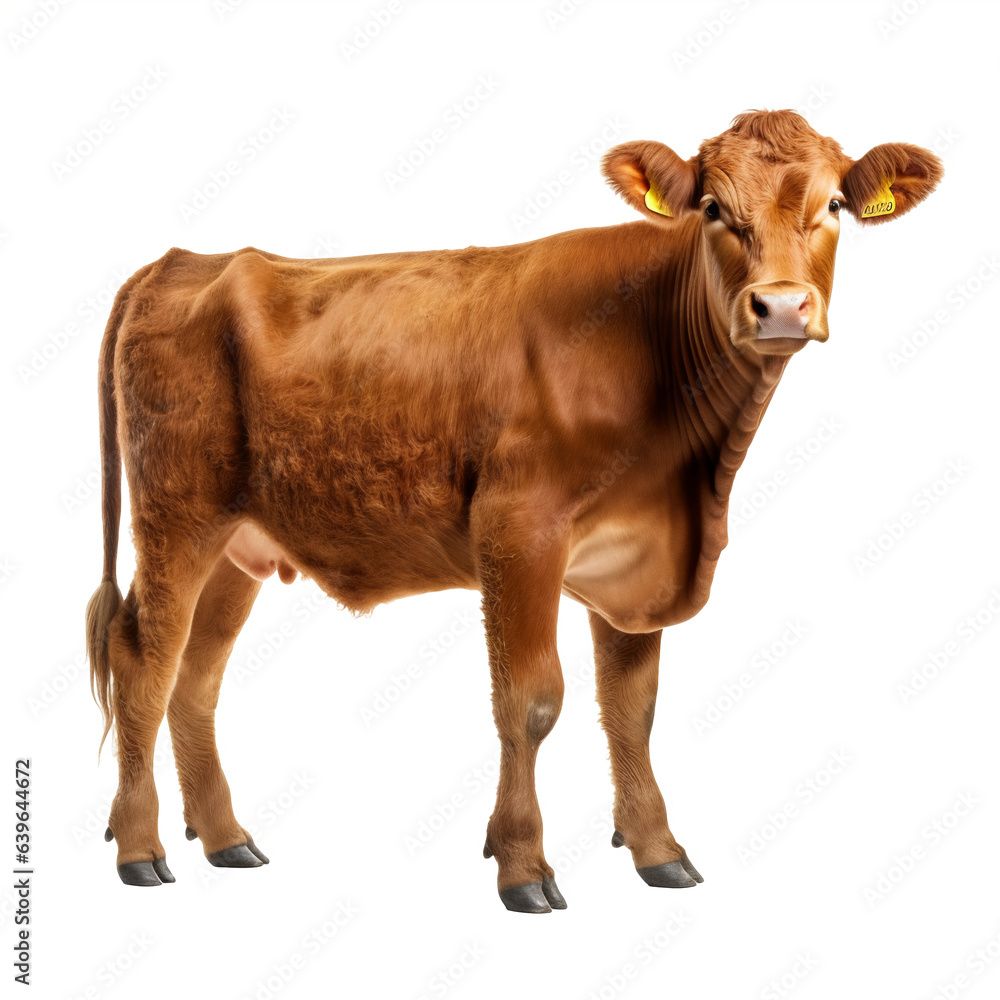 Vache Limousine avec transparence, sans background Vache Limousine avec transparence, sans background