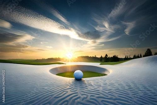 sunrise over the lake