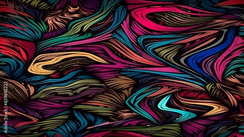 Abstract wavy lines. Beauti...