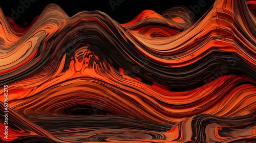 Abstract wavy lines. Beautiful texture. Pattern waves abstraction. Modern bac...