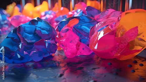 Color gradient blur backgro...