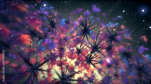 Color gradient blur background design. Abstract colorful background with shapes.