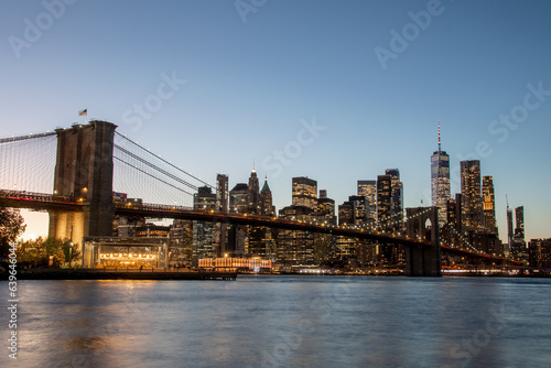 Fototapeta Naklejka Na Ścianę i Meble -  New York City Skyline View from East River
