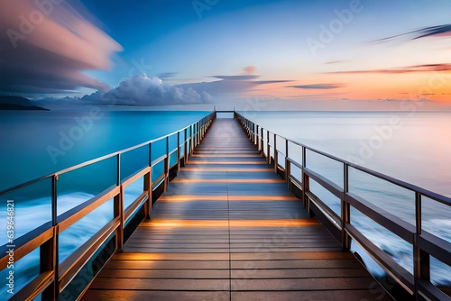 sunset over the pier © sehar