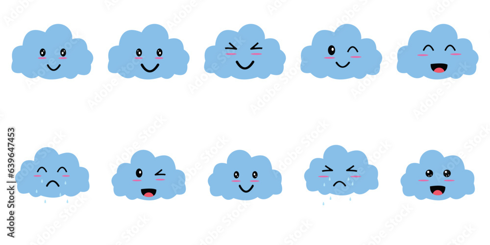 Cute Cloud Vector Cute Cloud Vector