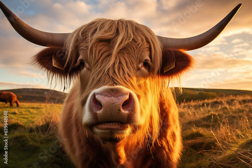 A cow in a grassland © arhendrix