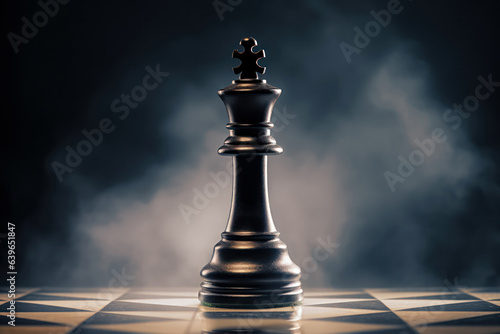 chess board game competition business concept