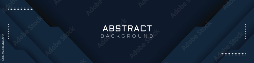Linkedin banner with simple abstract background