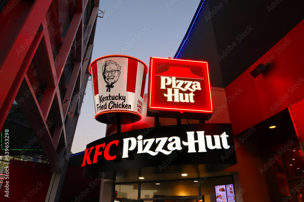 Universal City Hollywood, California KFC Kentucky Fried Chicken and