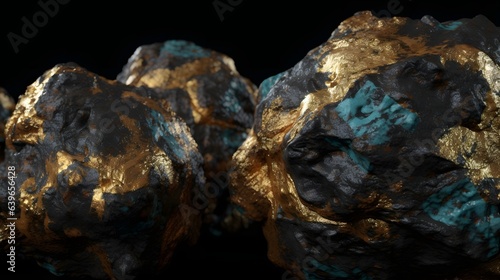 Blue shape Lava background ...