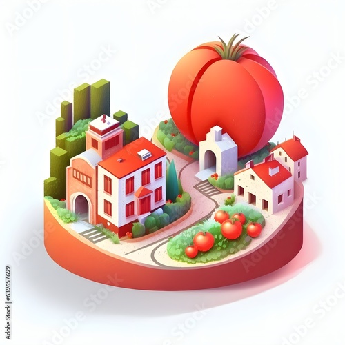 City in big apple concept, ...