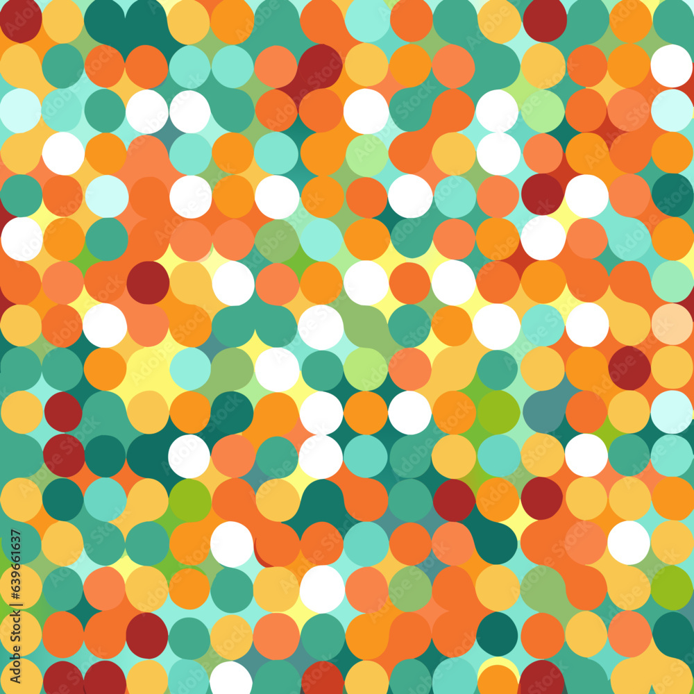 seamless pattern with circles