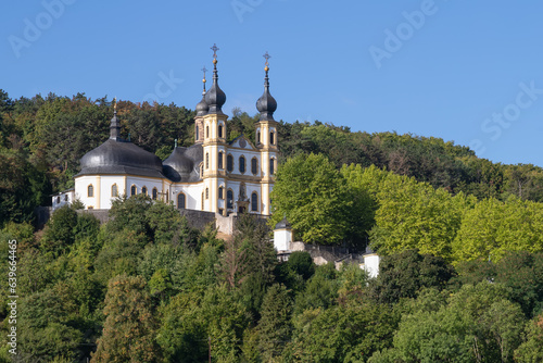 Fototapete Pilgrimage Church - De Käppele, on the Nikolausberg in the city of Wurzburg in Germany