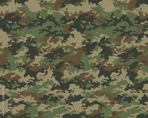 Wallpaper Mural Fashionable camouflage pattern, military print .Seamless illustration Torontodigital.ca