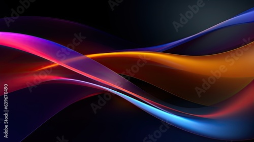 Wave colorful wallpaper background with a purple, orange and blue colors