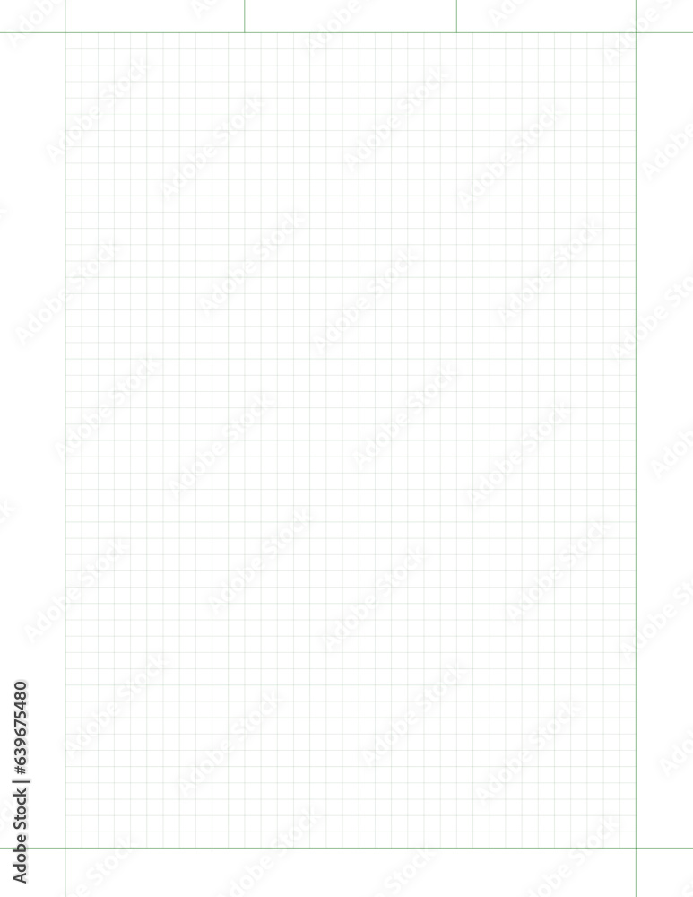 Green Engineering Pad Grid Paper With Plots Green Engineering Pad Grid Paper With Plots