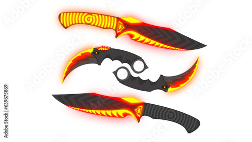Combat knife set ,karambits