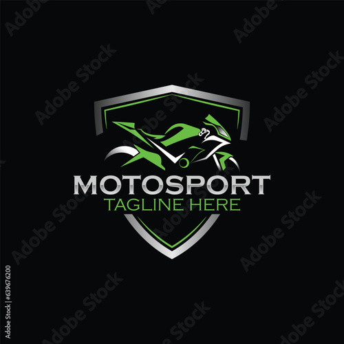 motorcycle logo vector illustration