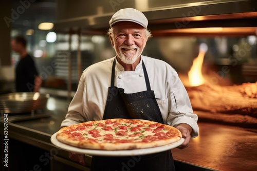 A third-generation master pizza maker photo