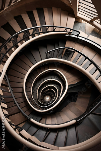 A endless spiral staircase