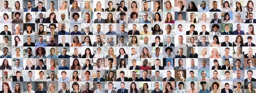 © Andrey Popov - People Faces Collage Set