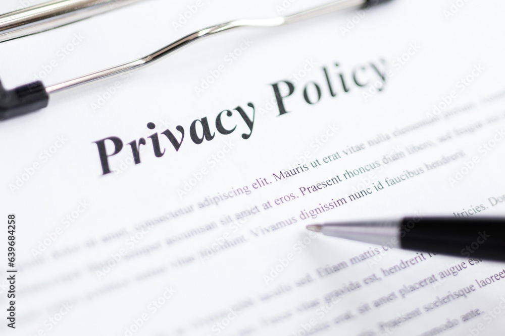Privacy Policy Notice And Legal Agreement Privacy Policy Notice And Legal Agreement