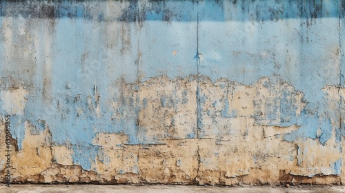 Fotografia, Obraz The crumbling wall of the building needs major repairs